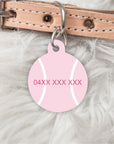 The Tennis Collection | Pet ID Tag | Ruby