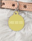 The Poppy Personalised Pet dog or cat ID Tag - The Gelato Collection