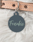 The Winter Edit- Double sided Pet dog or cat ID Tag - Frankie