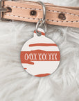 Animal Print Personalised Pet dog or cat ID Tag - The Scout