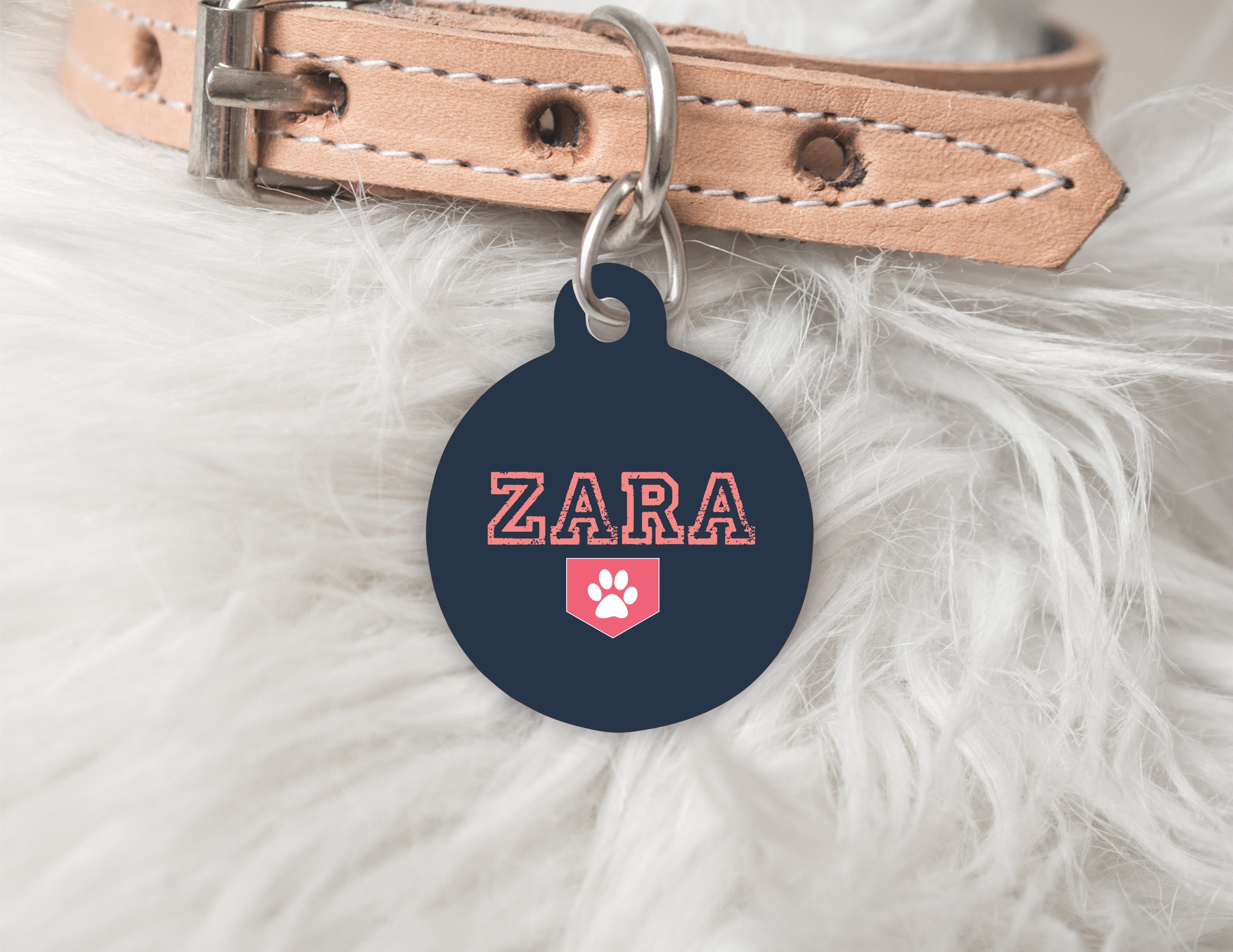 The College Collection - ZARA Double sided Pet dog or cat ID Tag