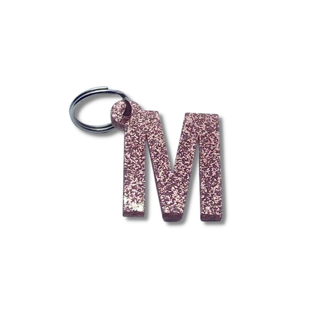 Pink Glitter M acrylic charm add-on