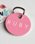 Small 25mm Personalised Pet Cat ID Tag - Kitty Gelato