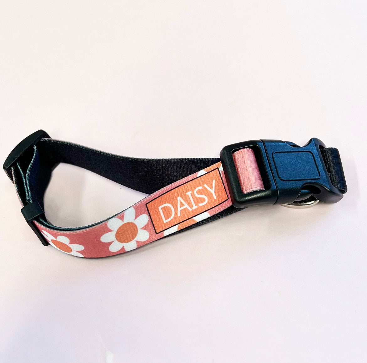 Personalised Pet Collar - Daisy Print - Add your Pets Name