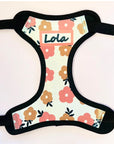 Personalised Pet Harness - Daisy Print - Add your Pets Name