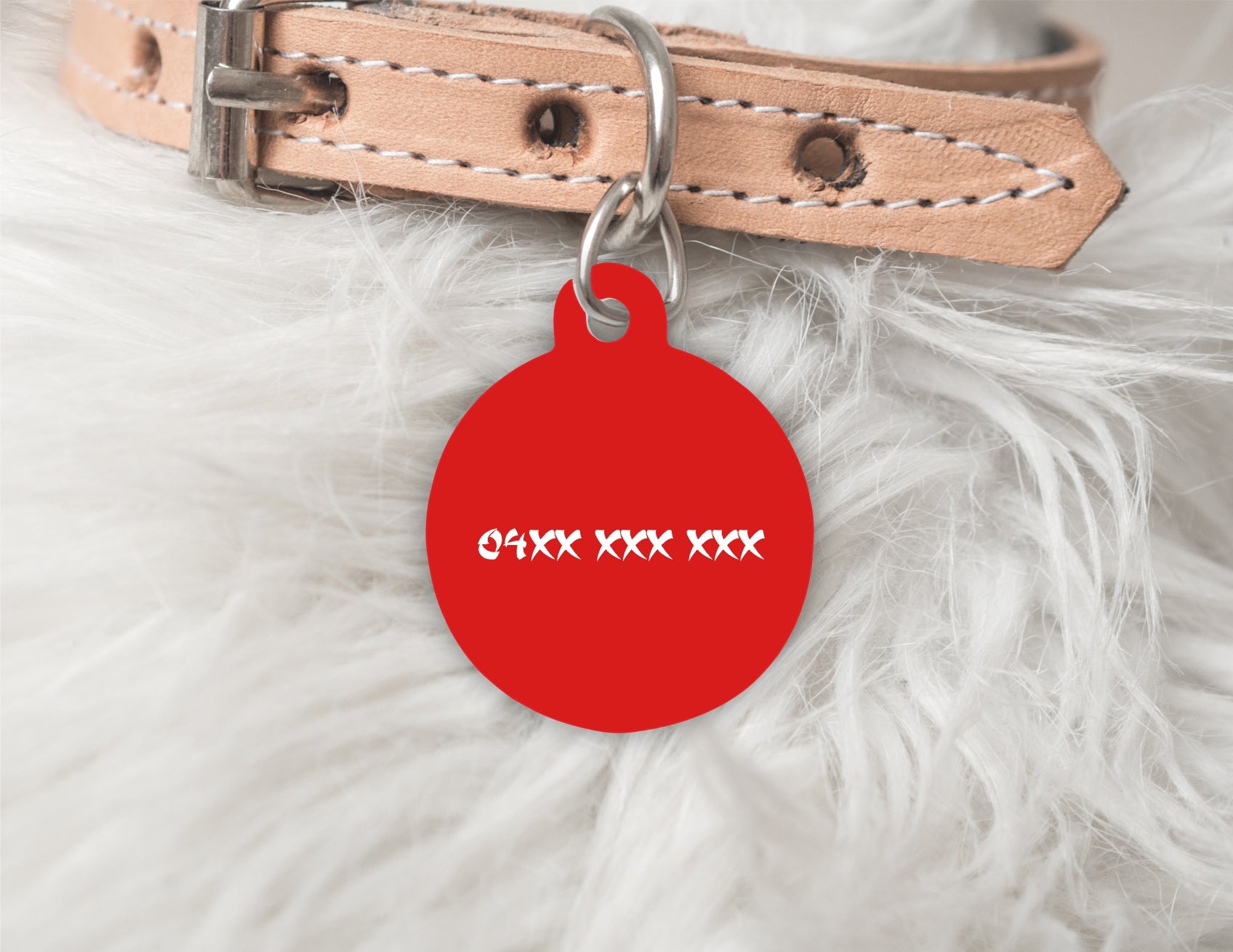 Luna New Year - Personalised Pet dog or cat ID Tag - Rabbit