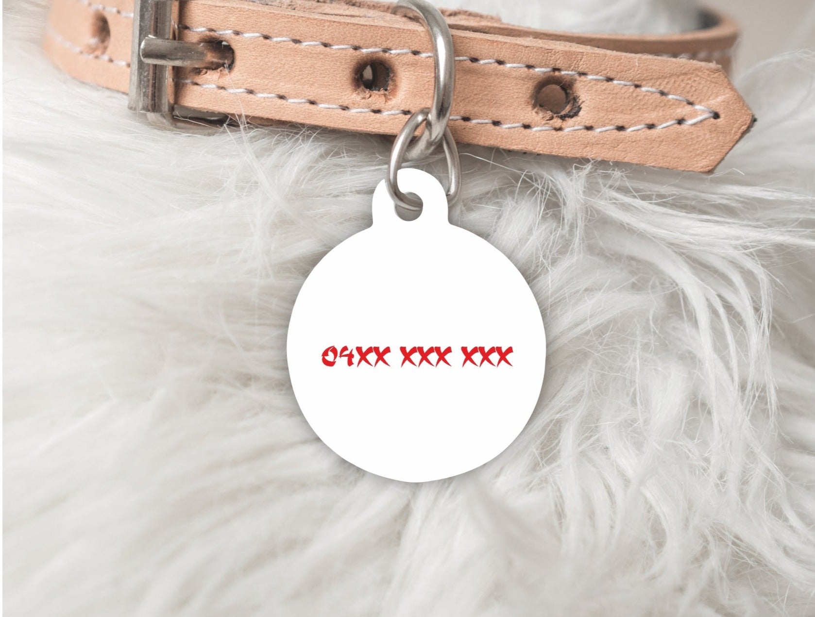 Year Of the Rabbit - Personalised Pet dog or cat ID Tag
