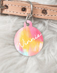 The ART series Personalised Pet dog or cat ID Tag