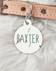 The Baxter Pet dog or cat ID Tag