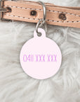 Summer Personalised Pet dog or cat ID Tag - Fig